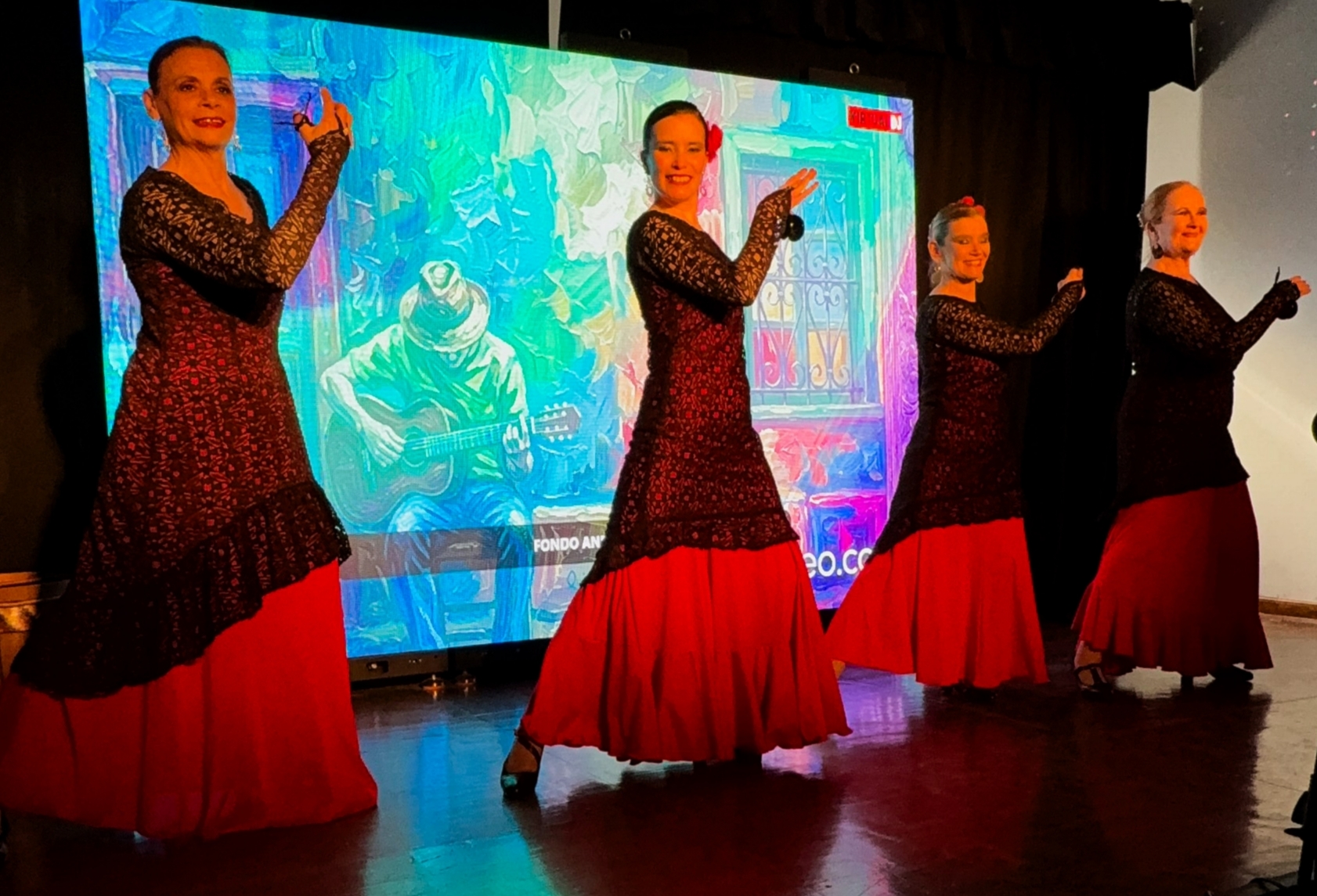 Espectáculo de danza en el Conventillo de Nelly
