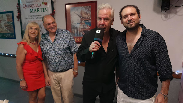 Prensa Especial de Navidad de Telefe junto a la familia Queipo